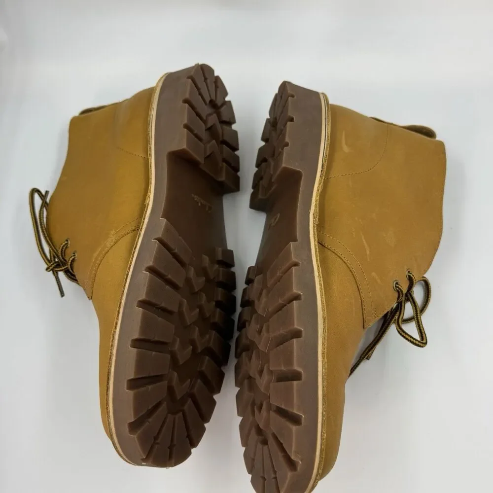 Clarks Overdale Mid 261687237085 Mens Brown Nubuck Lace Up Chukkas Boots 9.5M